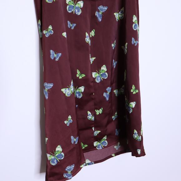 URBAN OUTFITTERS Mallory Butterfly Mini Slip Dress Spaghetti Strap Women's S - Picture 10 of 12